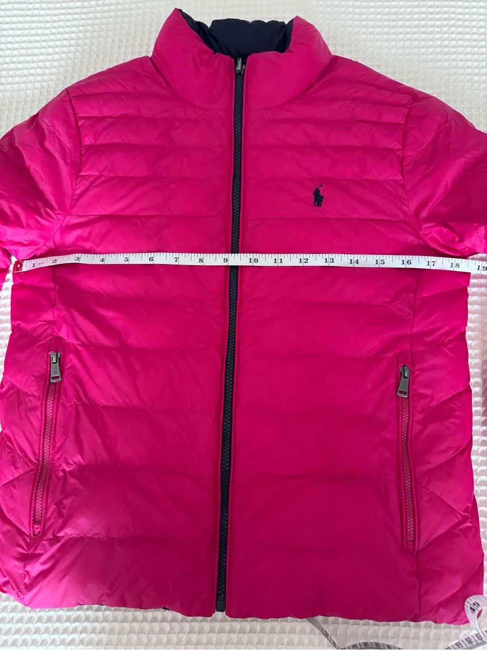 Ralph Lauren Girls' TERRA Jacket, Reversible, Large (14-16)